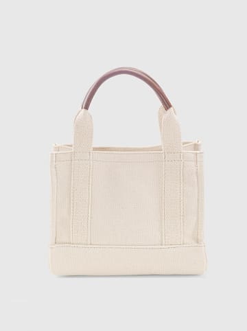 Lucky Bees Henkeltasche in Creme - (B)23,5 x (H)20 cm