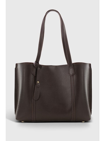 Lucky Bees Schultertasche in Dunkelbraun - (B)39 x (H)29 cm