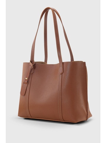 Lucky Bees Schultertasche in Hellbraun- (B)39 x (H)29 cm