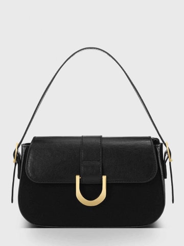Lucky Bees Schultertasche in Schwarz - (B)26 x (H)16 cm