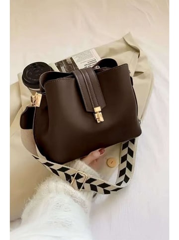 Lucky Bees Schultertasche in Dunkelbraun - (B)25 x (H)21 cm
