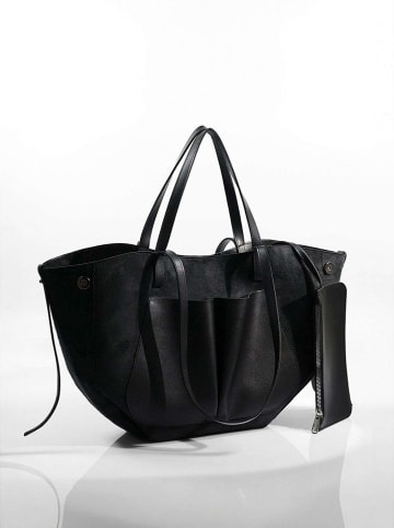 Lucky Bees Shopper in Schwarz - (B)52 x (H)32 cm