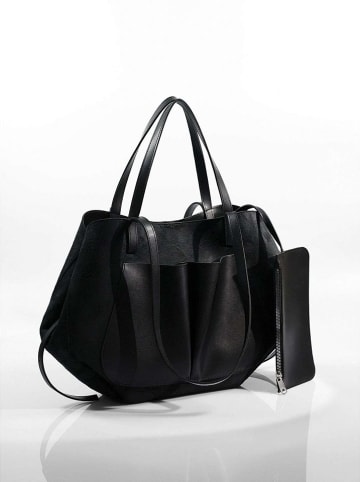 Lucky Bees Shopper bag w kolorze czarnym - 52 x 32 cm