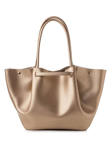 Lucky Bees Schoudertas goudkleurig - (B)28 x (H)17 x (D)10 cm