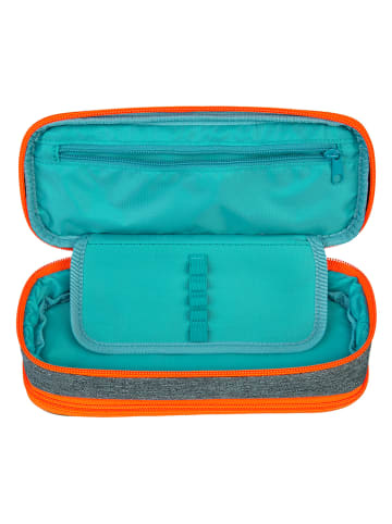 neoxx Federmäppchen in Grau/ Orange