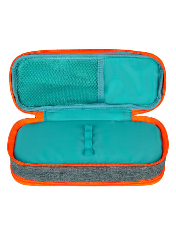 neoxx Federmäppchen in Grau/ Orange