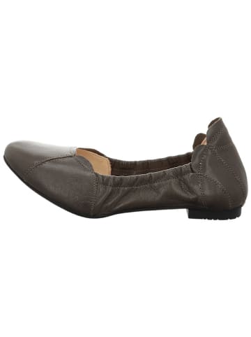 Think! Leder-Ballerinas in Anthrazit