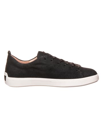 Think! Leder-Sneakers in Schwarz