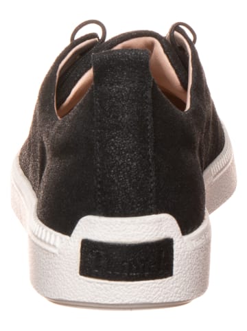 Think! Leder-Sneakers in Schwarz