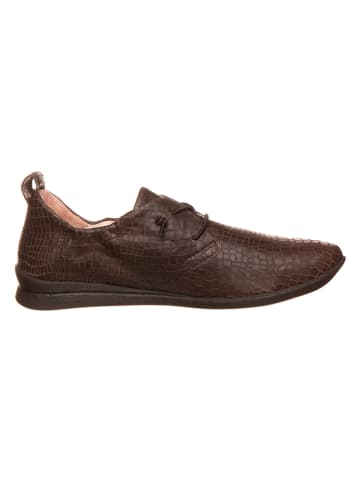 Think! Leren sneakers bruin