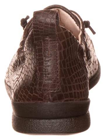 Think! Leren sneakers bruin