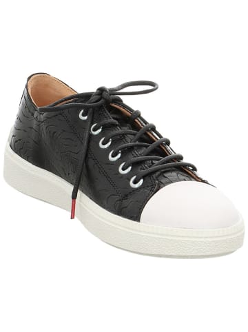 Think! Leder-Sneakers in Schwarz