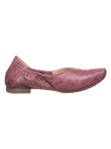 Think! Leder-Ballerinas in Lila