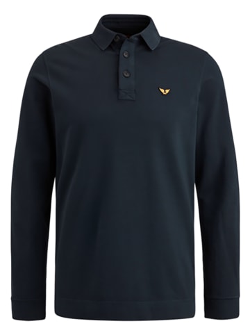 PME Legend Lange mouw poloshirt donkerblauw