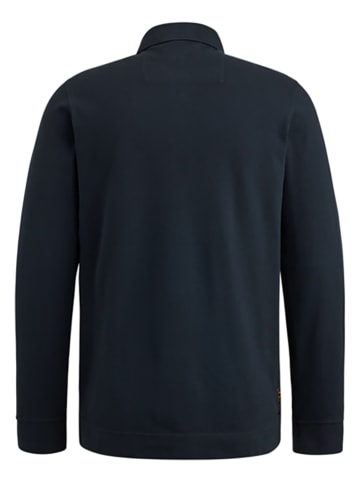PME Legend Lange mouw poloshirt donkerblauw