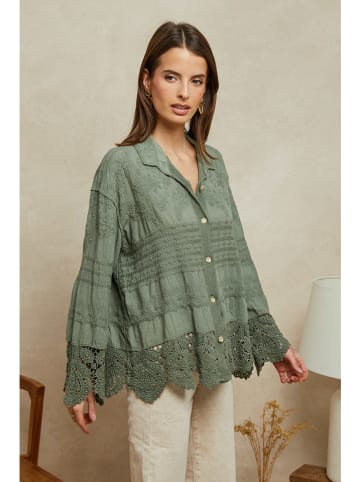 Plume Bluzka "Cheor" w kolorze khaki