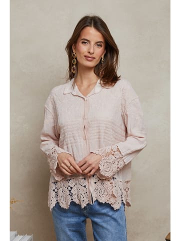 Plume Bluse "Cheor" in Rosé