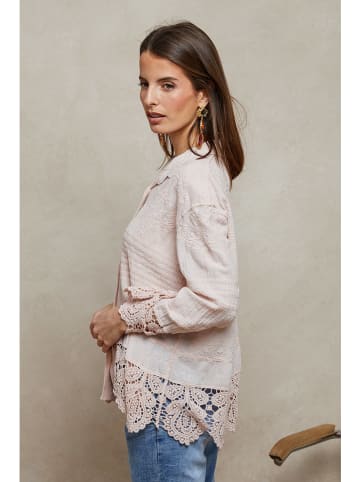 Plume Bluse "Cheor" in Rosé