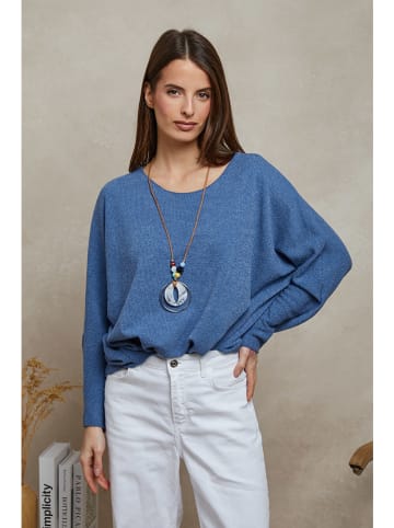 Plume Trui "Diamond" blauw