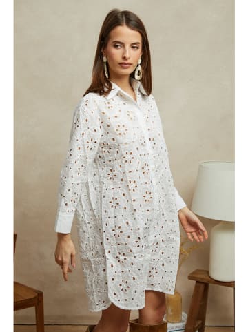Plume Jurk "Louis" wit