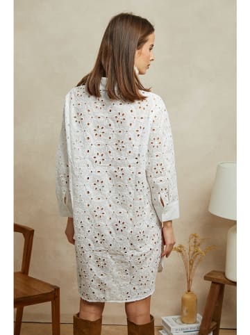 Plume Jurk "Louis" wit