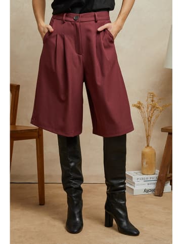 Plume Bermuda "Maggy" bordeaux
