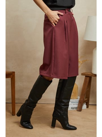 Plume Bermuda "Maggy" bordeaux