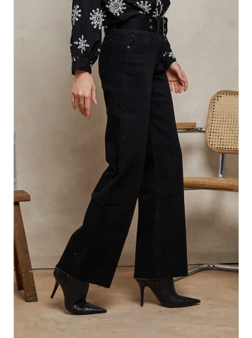 Plume Dżinsy "Manau" - Regular fit - w kolorze czarnym