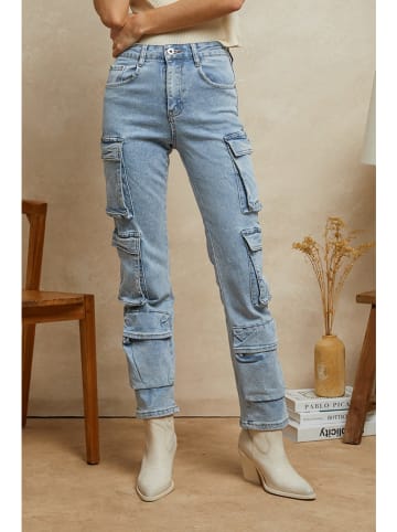 Plume Jeans "Mollo" - Slim fit - in Hellblau