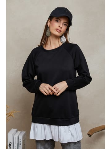 Plume Sweatshirt "Nature" in Schwarz