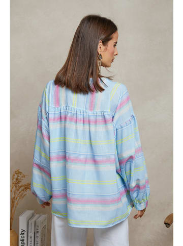 Plume Bluse "Phoenix" in Hellblau