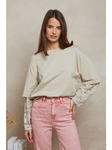 Plume Bluza "Reyne" w kolorze beżowym