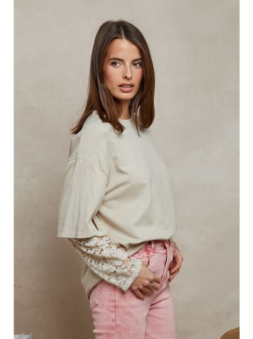 Plume Sweatshirt "Reyne" in Beige