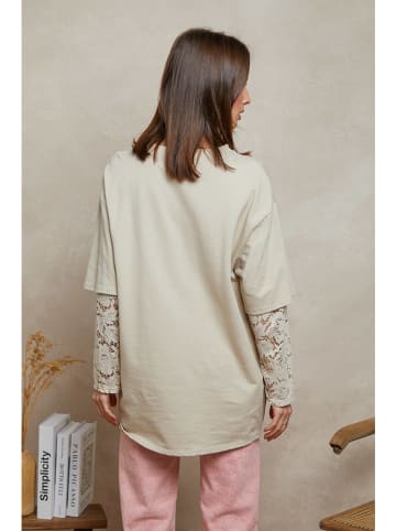 Plume Sweatshirt "Reyne" in Beige