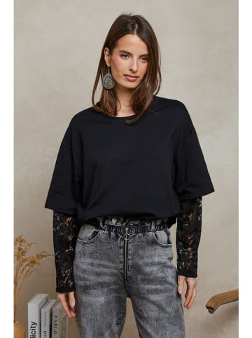 Plume Bluza "Reyne" w kolorze czarnym