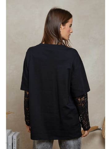 Plume Sweatshirt "Reyne" in Schwarz