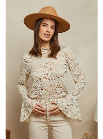Plume Bluse "Sergio" in Beige