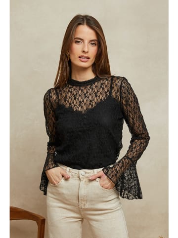 Plume Bluse "Sergio" in Schwarz