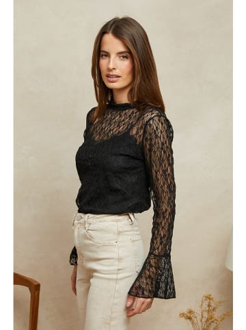Plume Bluse "Sergio" in Schwarz