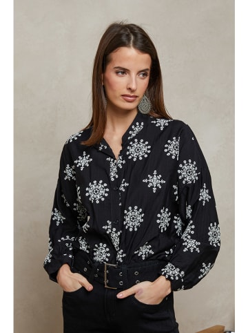 Plume Bluse "Tidji" in Schwarz