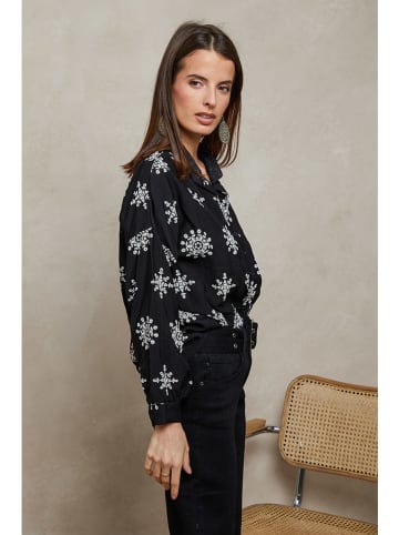 Plume Bluse "Tidji" in Schwarz