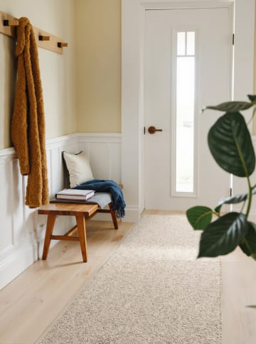 Elle Decoration Kurzflor-Teppich "Rocco" in Creme