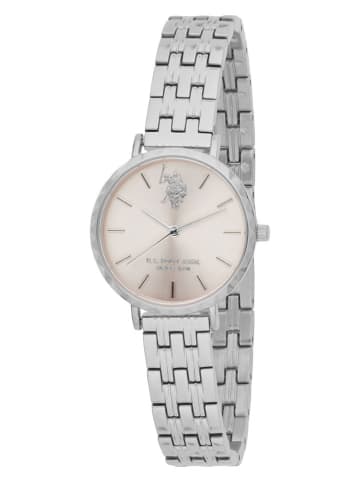 U.S. Polo Assn. Quarzuhr in Silber/ Grau