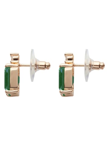 U.S. Polo Assn. Vergold. Ohrstecker mit Kristallen