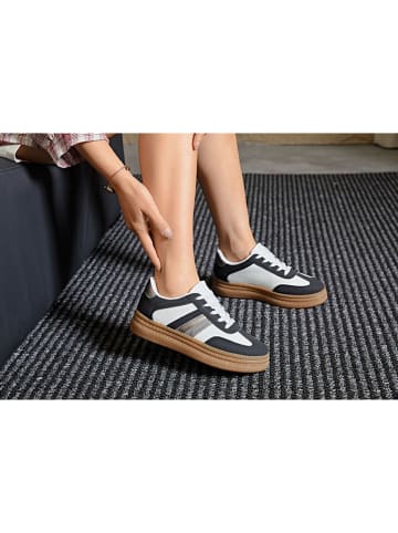 Sixth Sens Sneakers in Schwarz/ Weiß