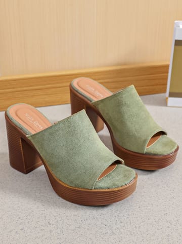 Sixth Sens Slippers groen