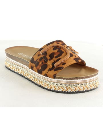 Sixth Sens Slippers lichtbruin
