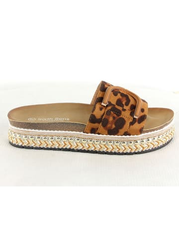 Sixth Sens Slippers lichtbruin