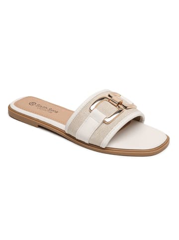 Sixth Sens Slippers wit/crème