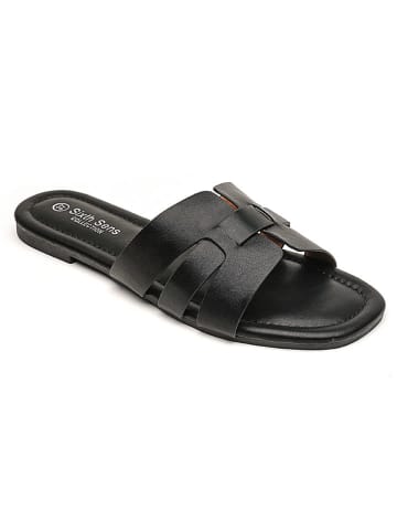 Sixth Sens Slippers zwart